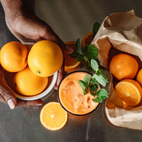 DIY  body butter med citrusfrugter. Hjemmelavet hudpleje.